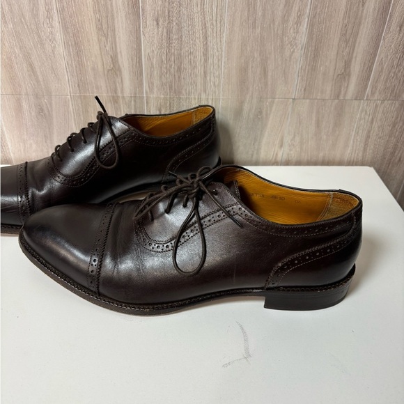 Beckett Simonon Elegant Dark Brown Men\'s Oxford Shoes Handcrafted Leather main image 7